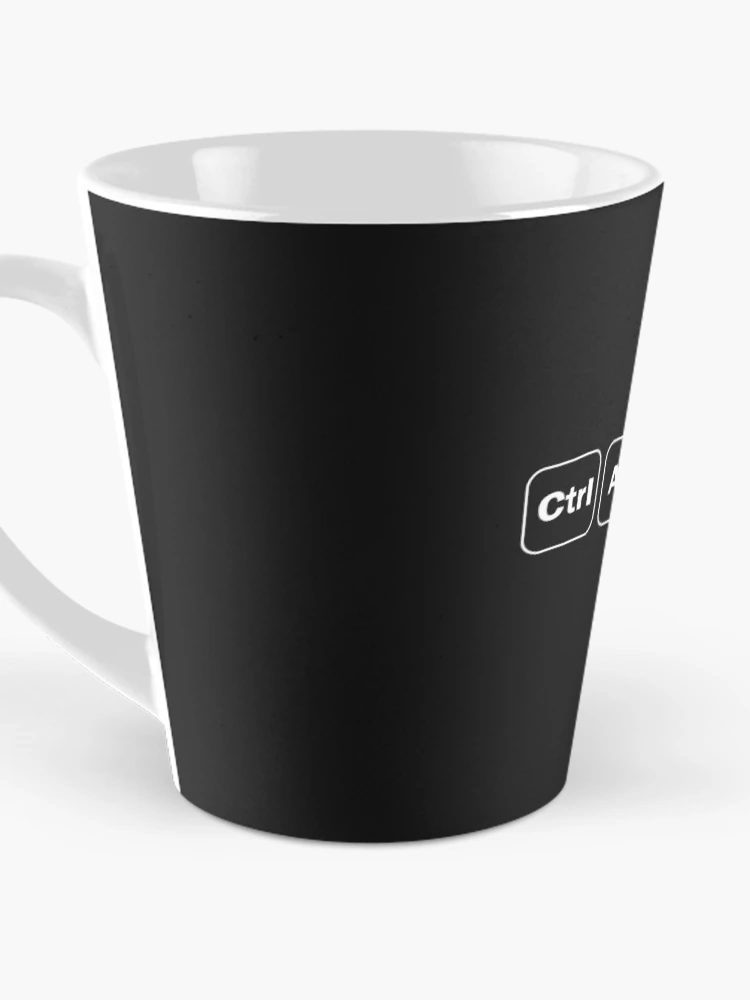 Thumbnail 3 of 4, Coffee Mug, Ctrl + Alt + Del - Computer Programming - Dark Color designed and sold by Programming Jokes.