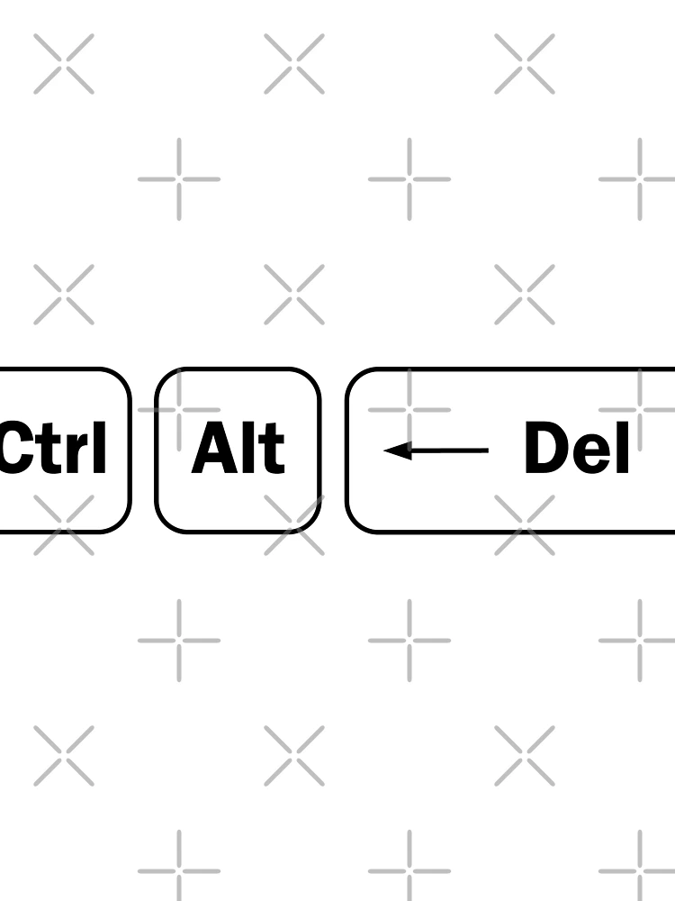 Thumbnail 3 of 3, Scarf, Ctrl + Alt + Del - Computer Programming - Light Color designed and sold by Programming Jokes.