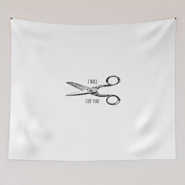 Item preview, I Will Cut You - Barber Hairdresser designed and sold by Superhero Gear.