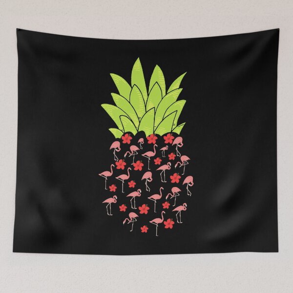 Item preview, Pineapple Flamingo Trendy Tropical Summer Vacation Gift designed and sold by PremiumDesignz.