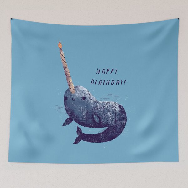 Item preview, narwhal birthday designed and sold by louros.