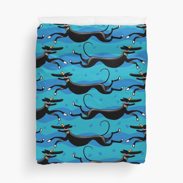 Item preview, Blue Zoomies pattern designed and sold by RichSkipworth.