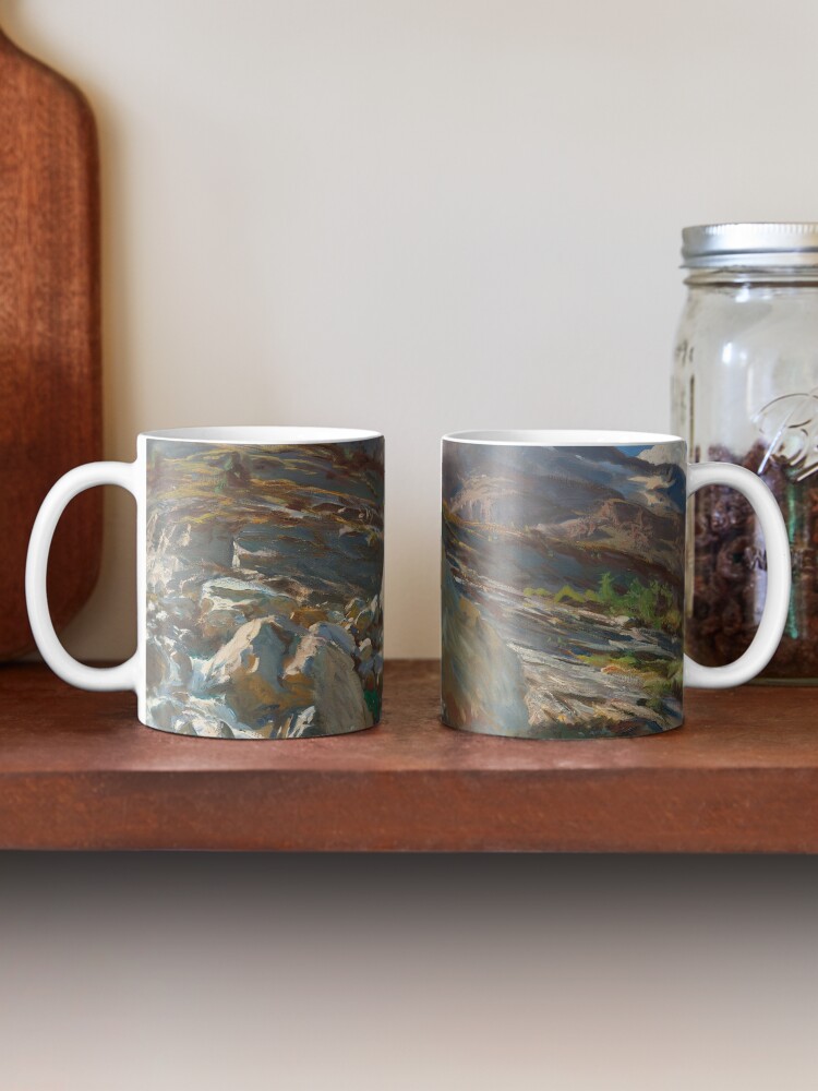 Alternate view of Simplon Pass Oil Painting by John Singer Sargent Mug