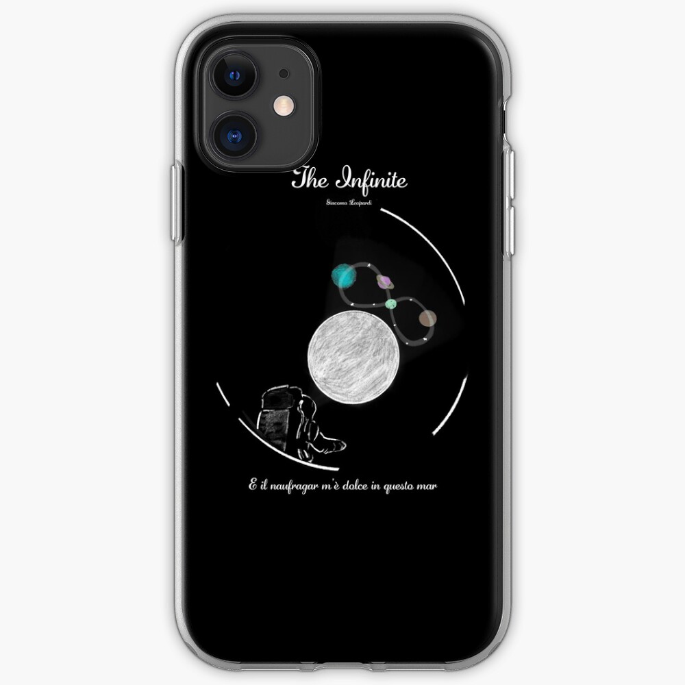 Giacomo Leopardi - The Infinite in space iPhone Case & Cover