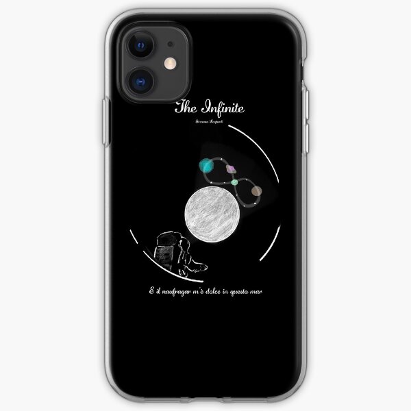 Giacomo Leopardi - The Infinite in space iPhone Soft Case