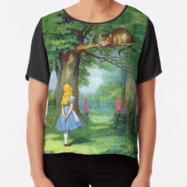 Chesire Cat Chiffon Top