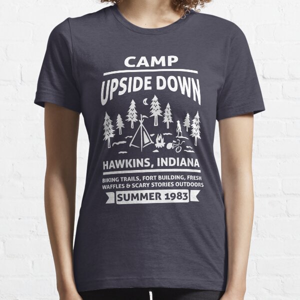 Stranger Things Camp Upside Down Indiana Essential T-Shirt