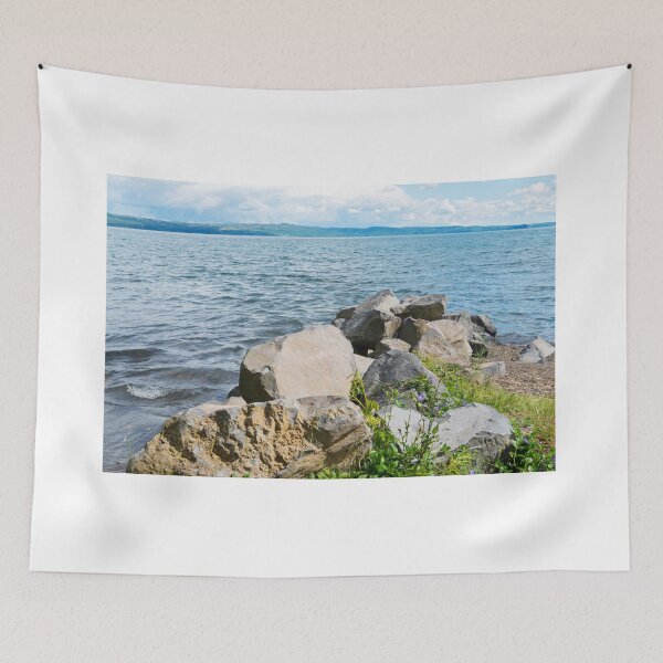 Item preview, Beautiful blue lake and stones in Tuscany, Italy designed and sold by anytka.