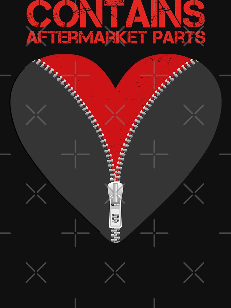 Contains Aftermarket Parts Open Heart Zipper Club Member design by vintageday