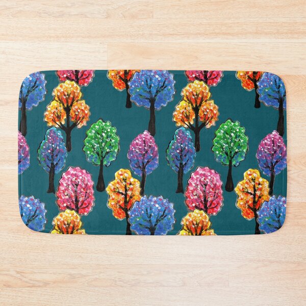 Item preview, Forest - Tree Pattern Illustration - Acrylic Painting designed and sold by Ivy Lily Art.
