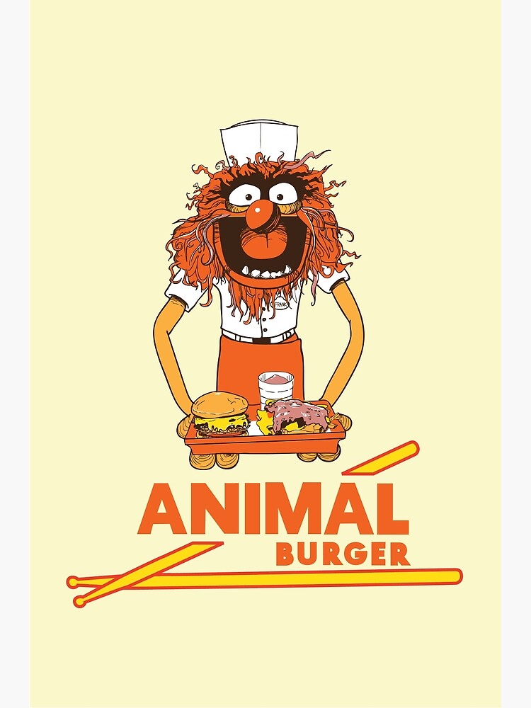 animal-burger-poster-for-sale-by-starvingmartian-redbubble