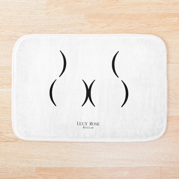 Butt Type: Lucy Rose Bath Mat