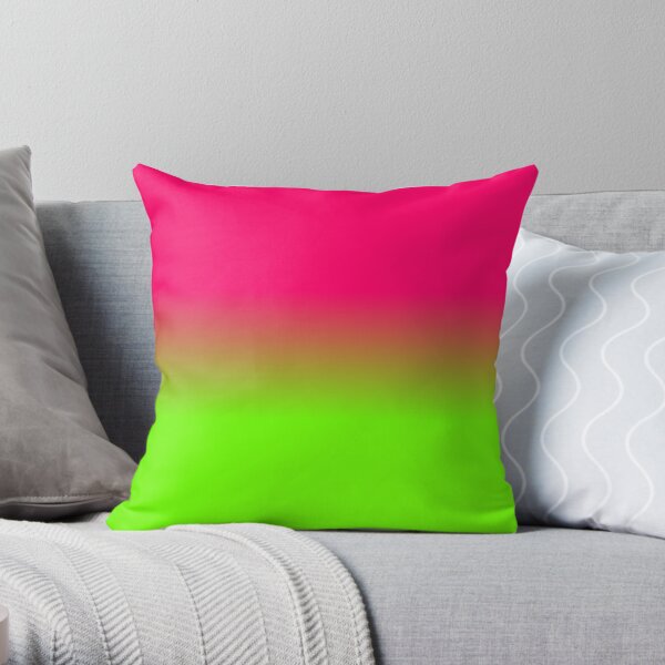 neon pink pillow