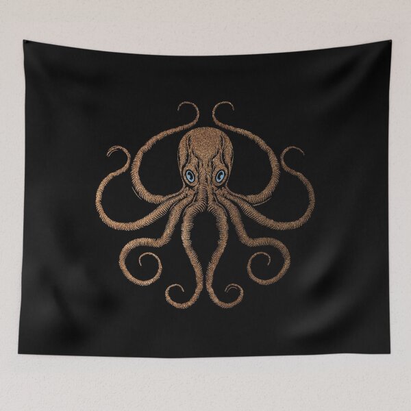 Item preview, The Brown Octopus designed and sold by FantasySkyArt.