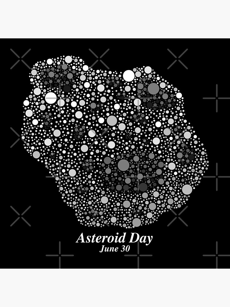 Asteroid In Dots - Asteroid Day 2019 by BundaBear
