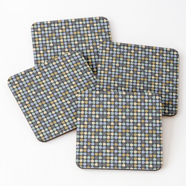 Item preview, ❤ Lovely Geometric Pebbles ❤ Retro Style Pattern designed and sold by Naumovski.