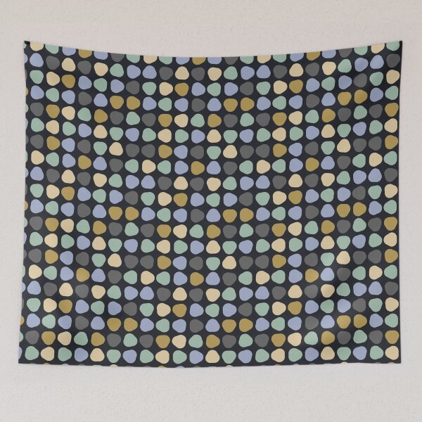 Item preview, ❤ Lovely Geometric Pebbles ❤ Retro Style Pattern designed and sold by Naumovski.