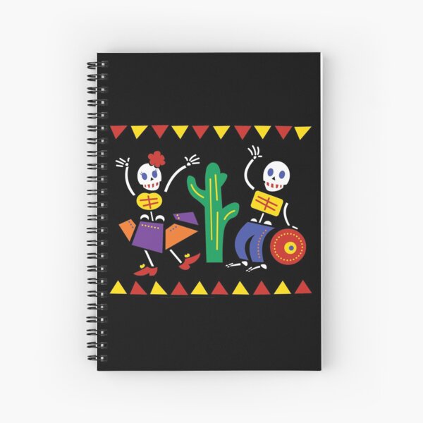 Dia de los Muertos - Mexican Day of the Dead Spiral Notebook