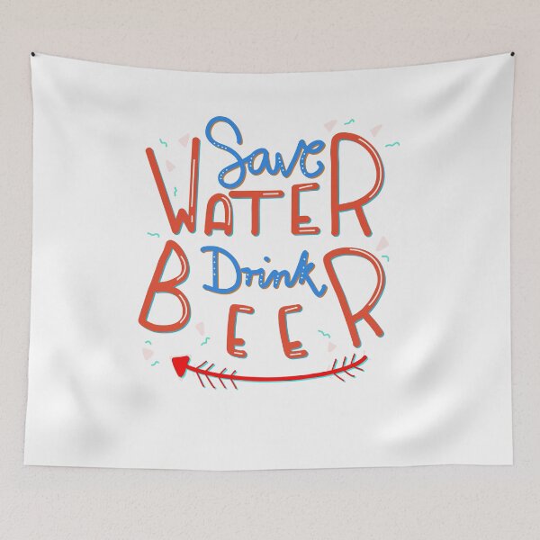 Item preview, Save Water Drink Beer Fun Drinking T-Shirt designed and sold by TravelAl.