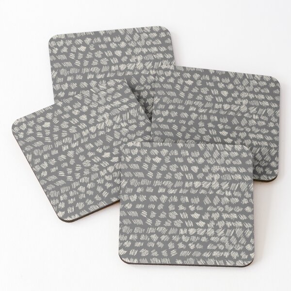 Item preview, ♡ Scribbles Harmony ♡ Ultra Modern Face Mask and Home Decor Grey Pattern designed and sold by Naumovski.