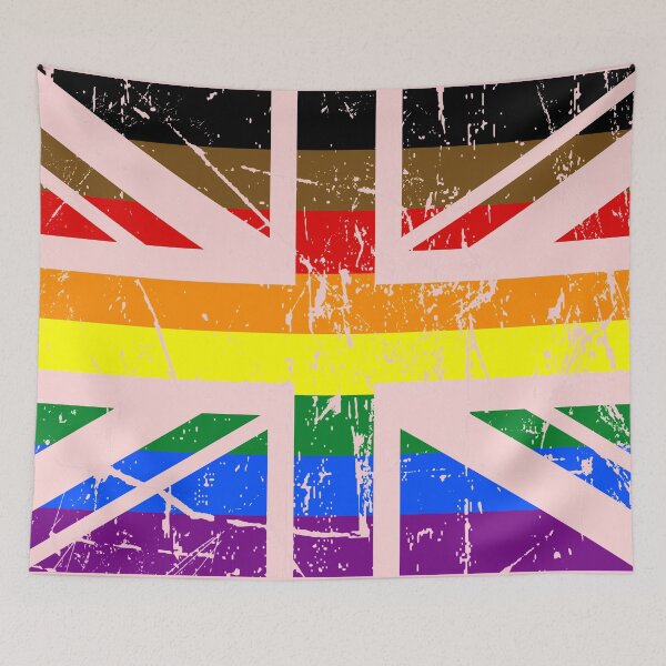 Item preview, LGBT Union Jack Flag designed and sold by beaglefruit.
