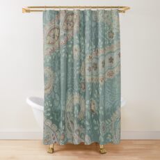 Sage and Paisley II Shower Curtain
