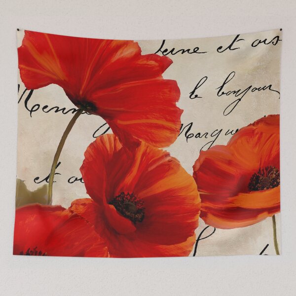 Item preview, Coquelicots Rouge I designed and sold by Sasha Art Gallery.