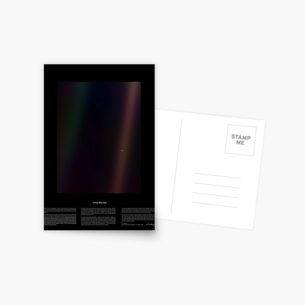 Pale Blue Dot Nasa x Carl Sagan | Greeting Card