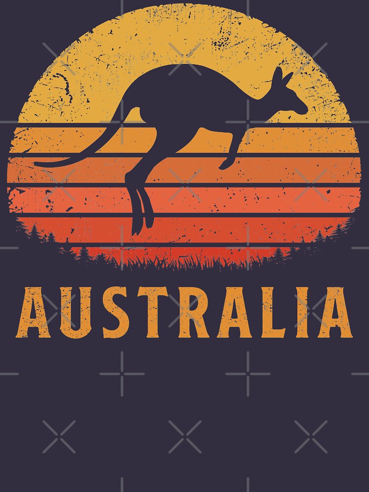 Australia Retro Kangaroo\