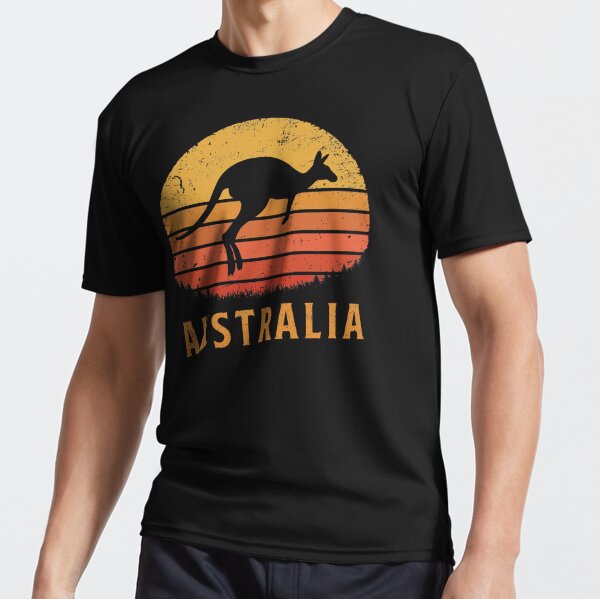 Australia Retro Kangaroo Active T-Shirt