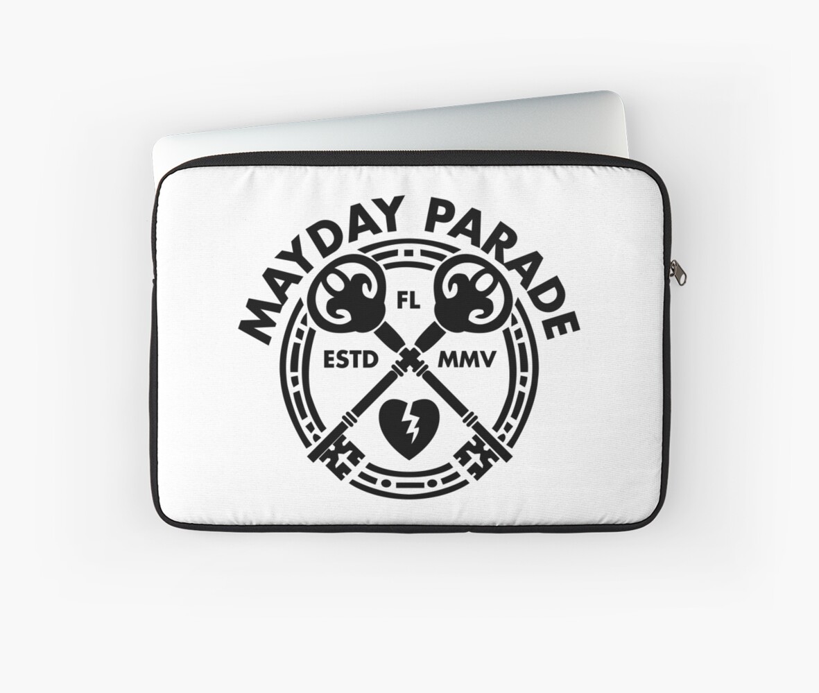 Mayday Parade Key Dark Laptop Sleeves By Explicit Designs