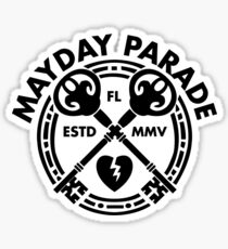 Mayday Parade Key (Dark) Sticker
