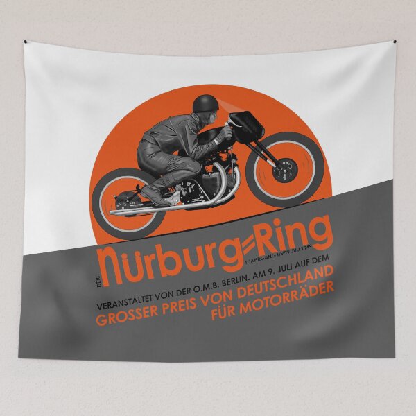 Item preview, The Vintage Grand Prix of Germany Poster designed and sold by rogue-design.