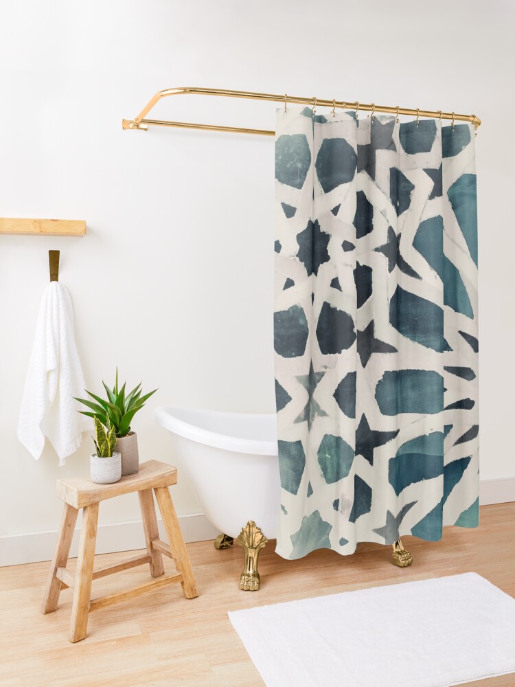 Alternate view of Bluhambra Shower Curtain