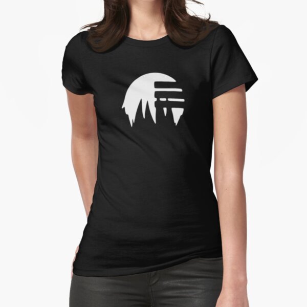 Soul Eater Death The Kid Lines of Sanzu Fitted T-Shirt