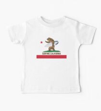 Surfen Kalifornien Baby T-Shirt