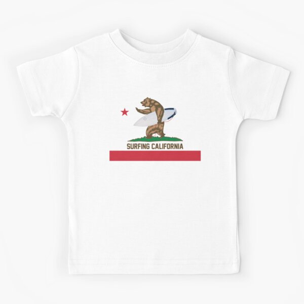 Surfer en Californie T-shirt enfant