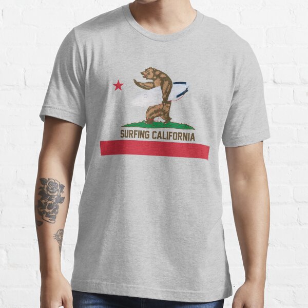 California Summer Surfing Men's Bamboo Viscose/Organic Cotton Short Sleeve Graphic T-Shirt main image 0