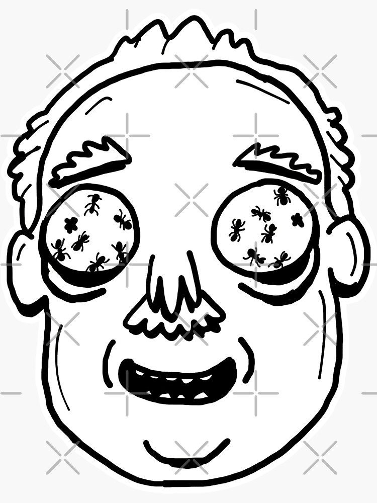 Ants in my Eyes Johnson from Rick and Morty™ by sketchNkustom