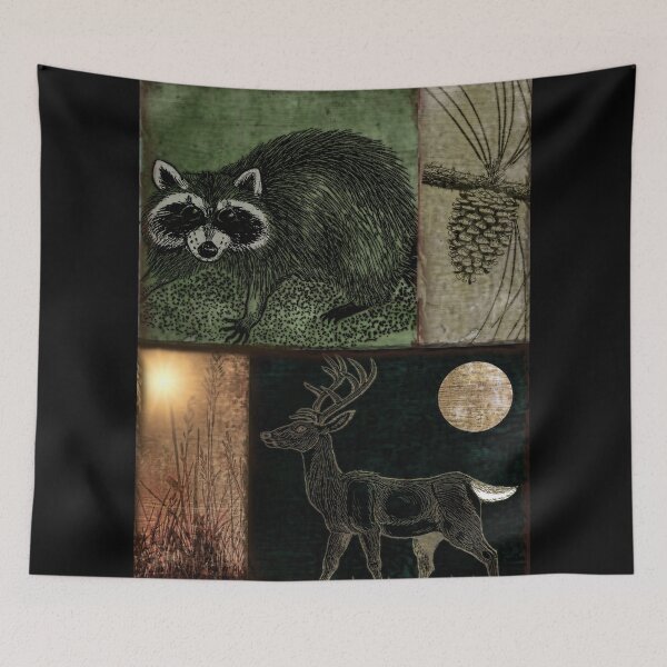 Item preview, Wild Game Patchwork Cabin Lodge VIII designed and sold by Sasha Art Gallery.