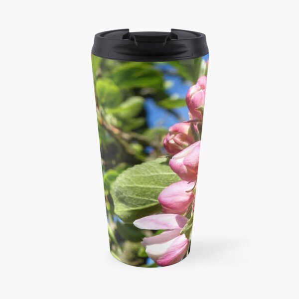 Apple Blossom In Bud - Early Spring Travel Mug