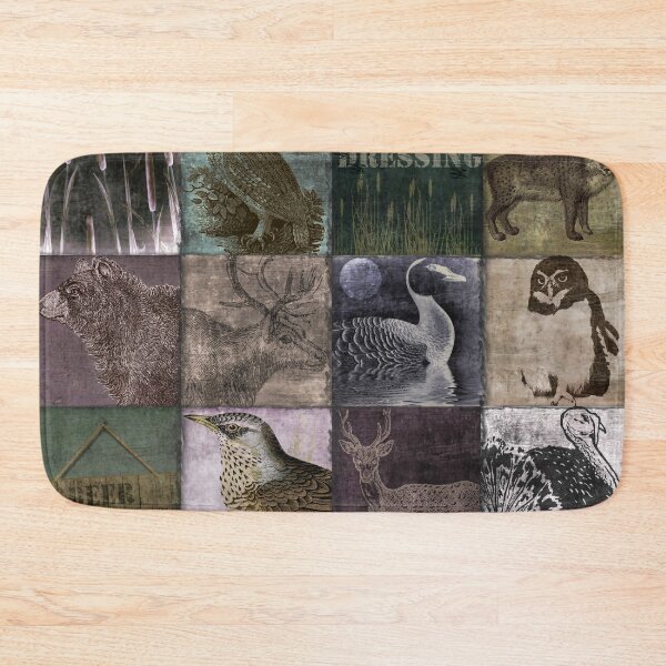 Item preview, Great Outdoors Wild Game Patchwork VII designed and sold by Sasha Art Gallery.