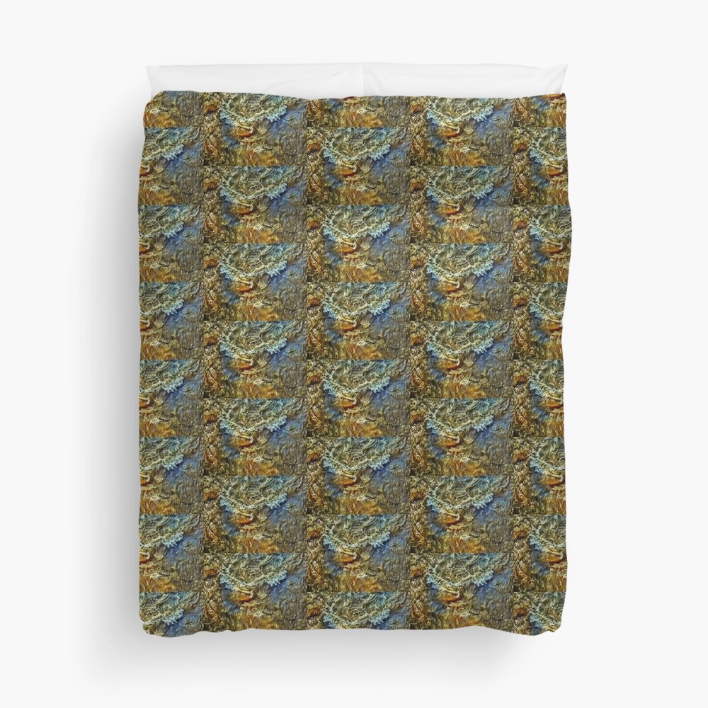 Roaring Fork River Run-Off Duvet Cover