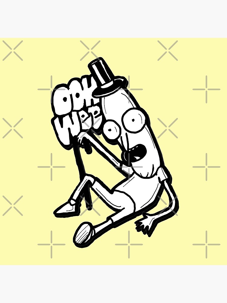 Mr Poopybutthole from Rick and Morty™ Ooh Wee by sketchNkustom