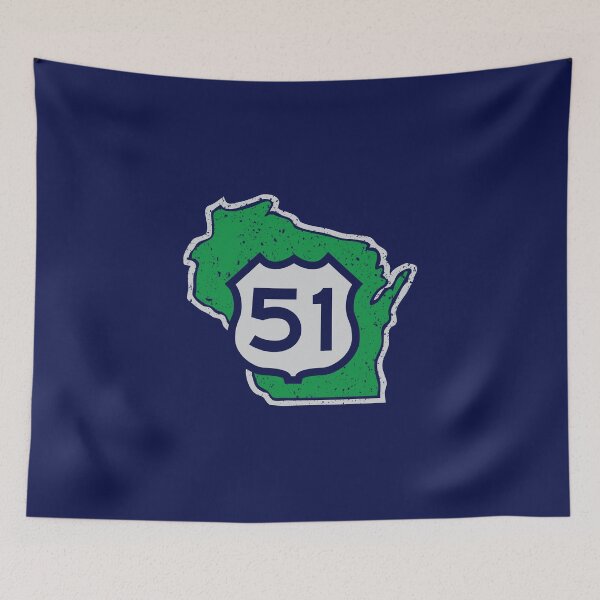 Item preview, Wisconsin U.S. Highway to the Stars Hwy 51 designed and sold by gstrehlow2011.