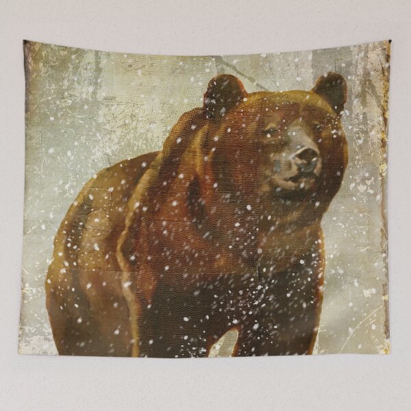 Item preview, Winter Game Bear designed and sold by Sasha Art Gallery.