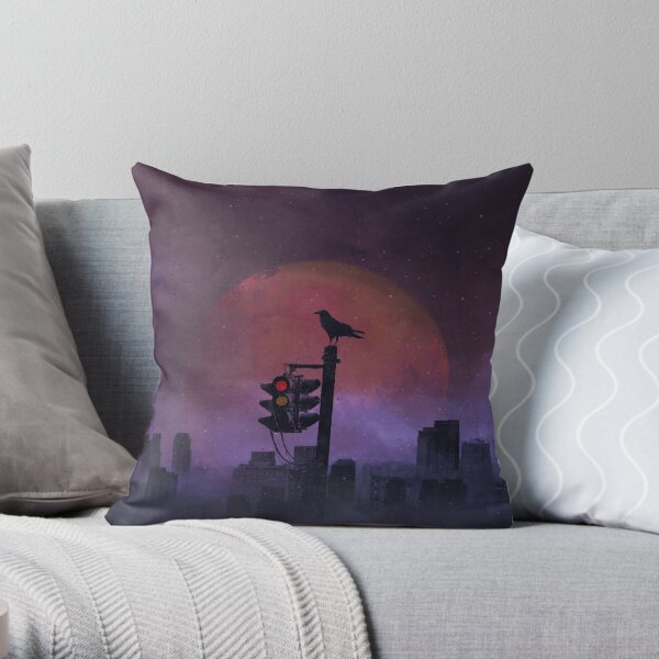 The Raven Throw Pillow