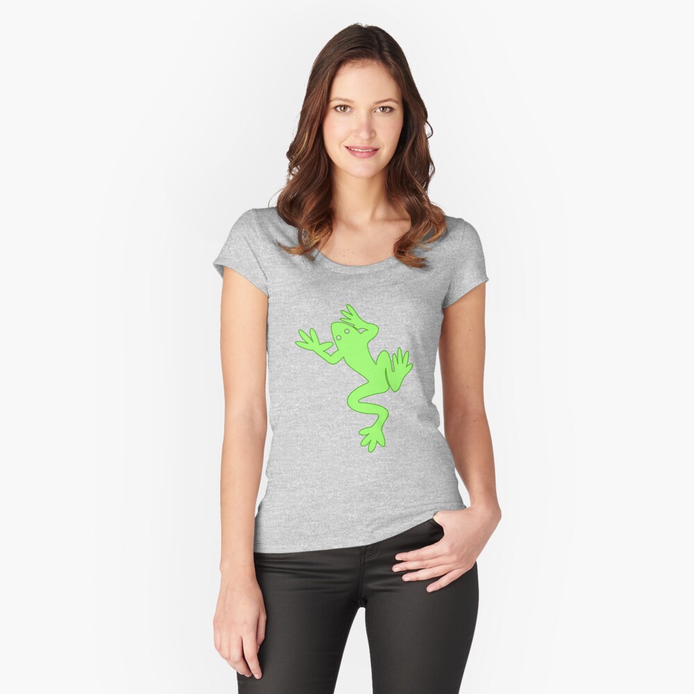 Frog Fitted Scoop T-Shirt