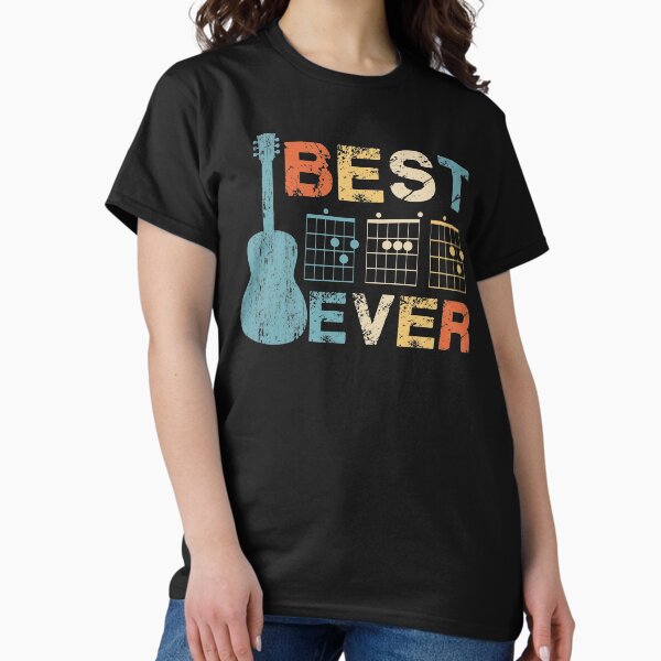 Item preview, Best Dad Ever Guitar Chords Musician Funny Fathers Day Gift Idea Tshirt designed and sold by Músico Ilustre.