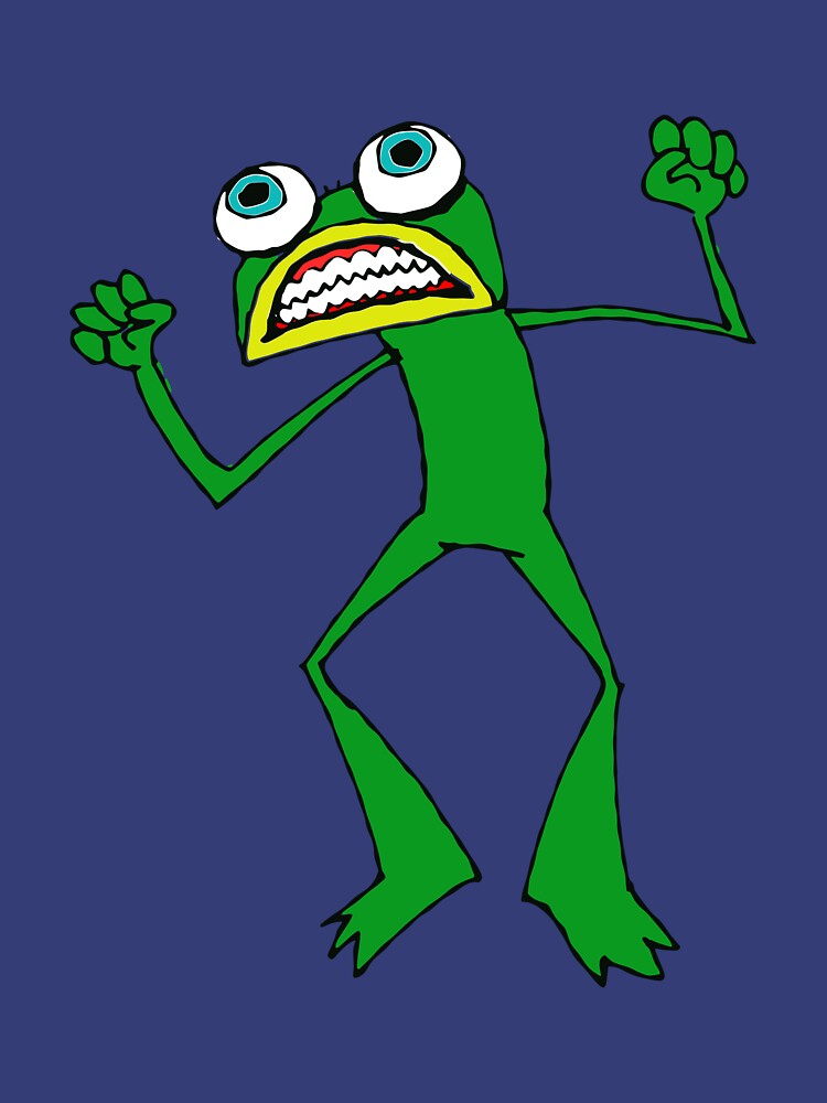 Stressed Frog by Claudiocmb